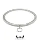 ACECHANNEL Polished Shining Solid Stainless Steel Slave Collar Lockable Torque Choker Necklace