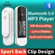 RUIZU 2024 New X69 Bluetooth MP3 Player USB Music Player Mini Portable Clip Sports Walkman Support