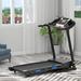 Treadmill with Double Running Board Shock Absorption Pulse Sensor Bluetooth Speaker, APP FITSHOW