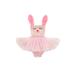 IZhansean Newborn Baby Girl Easter Outfit Bunny Romper Tutu Dress Summer Sleeveless Backless Lace Rabbit Jumpsuit Bodysuit Pink 0-6 Months