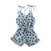Gupgi Infant Baby Girls Rompers Sleeveless Button Jumpsuits Outfits