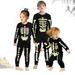 Cotton Long Sleeve Pajama Set Halloween Leoric Long Sleeve And Pants Pajama Set Boys Girls Babys Toddler Boys Girls 12Months-14Years