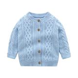 Godderr 3M-2Y Toddler Baby Boys Outerwear Toddler Boys Knitted Cardigan Coats Baby Fall Winter Outerwear Jacket