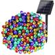 Solar String Lights Outdoor Waterproof LED 39FT Outdoor String Light Solar Powered with 100 Hanging Solar Light Balcony Fence Patio Light String Lights