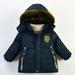 Gubotare Warm Coat for Toddler Boy Clothes Coat Children Jacket Jacket Hooded Warm Fashion Winter Kids Coat Boys Coat&jacket Blue 2T