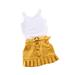 Gupgi Toddler Kids Baby Girls Outfit Rompers Ruffles Tracksuits