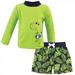 Hudson Baby Toddler Boy Swim Rashguard Set Swim Dinosaur 5 Toddler