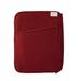 Tablet Sleeve Bag Laptop Pouch Soft Computer Handbag Notebook Keyboard Storage Zipper Closure Mouse Organizer Business Wine red 13.3-14inch