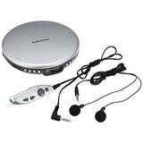 Ohm Electric Portable CD Player Silver CDP-830Z-S