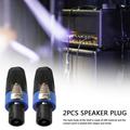 Ana NL4FC 4 Pole Connector Plug Speaker Audio Cable Plug Adapter Female Plug