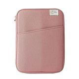 Tablet Sleeve Bag Laptop Pouch Soft Computer Handbag Notebook Keyboard Storage Zipper Closure Mouse Organizer Business Pink 11inch