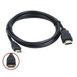 Kircuit Mini HDMI Cable Lead for Nikon Digital Camera CoolPix L610 HD Display