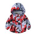 Baby Delas!Clearance Waterproof Hooded Jacket for Boys Girls Double Zipper Kids Raincoats Outdoor Windbreaker Rain Jacket Warm Outerwear 1-9 Years Toddler Jackets for Girls Clearance