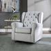 Hemmingway Grey Swivel Chair with Glider