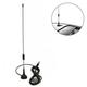 UHF/VHF Indoor Digital HD TV Antenna Dual Frequency Reception Fully Metallic Material Antenna Digital DVB-T Magnetic Attraction HDTV Antenna with Suction Cup Base