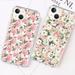 Pink Flower for iPhone 13 Pro Max 12 11 Pro Max mini XS Max XR X 8 7 6 6S Plus SE 5C For Samsung Note 20 Note 20 Ultra S20 S20+ S20Ultra