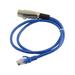 Diode LED XLR-3 to RJ45 Adapter Cable Pair