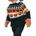 AMILIEe 0-3T Baby Girls Boys Long Sleeve Halloween Sweater Cartoon Cat Pumpkin Knitted Sweaters