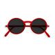 IZIPIZI Unisex Shape #G Sonnenbrille, Red Crystal Soft Grey Lense, one Size