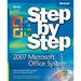 Pre-Owned 2007 Microsoft Office System Step by Step (Paperback 9780735622784) by Joyce Cox Curtis Frye M Dow Lambert