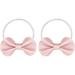 Girls Hair Infant Toddler Rubber Ties Hair Baby Bands Accessories 1Pair Elastic Kids Hair Accessories Gymnastics Gifts Teenage Girls (Pink One Size)
