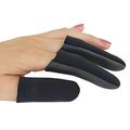 JATAI Heat Shield - Professional High Heat Resistant Finger Protection Guards for Curling and Flat Irons Wands Blow Dryers - 3pc (Thumb & 2 Fingers) (S/M - Thumb 3/4 (2cm) Wide or Less Black)