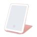 LWITHSZG Rechargeable Travel Makeup Vanity Mirror with LED Lights Portable Lighted Makeup Beauty Mirror 3 Color Lighting Dimmin Touch Screen Tabletop LED Folding Cosmetic Mirror