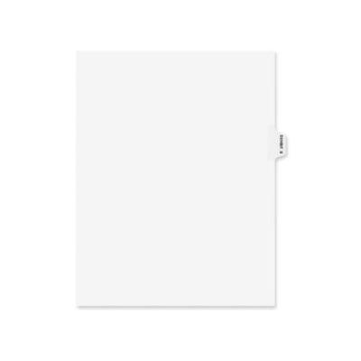 Avery Side-Tab Legal Exhibit Index Dividers