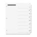 Avery Black-and White Table of Content Tab Dividers