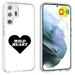 TalkingCase Slim Phone Case Compatible for Samsung Galaxy S23 Ultra 2023 Wild Heart Print w/ Tempered Glass Screen Protector Lightweight Flexible USA