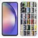 VIBECover Slim Case Compatible for Samsung A54 5G (2023) TOTAL Guard FLEX Tpu Cover Thin and Light Retro Cassettes