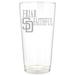San Diego Padres Etched 16oz. Rally Cry Pint Glass