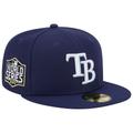 Men's New Era Navy Tampa Bay Rays 2020 World Series Team Color 59FIFTY Fitted Hat