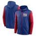 Men's Nike Royal New York Giants Performance Full-Zip Hoodie