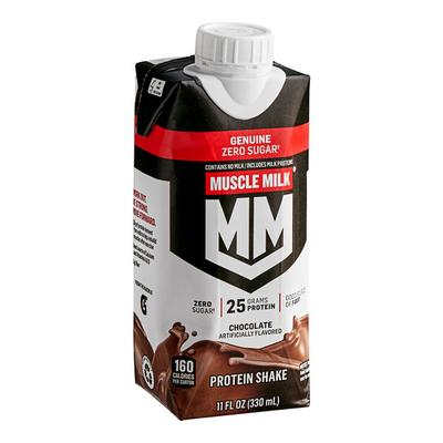 Muscle Milk Genuine Chocolate Protein Shake 11 fl. oz. - 12/Case