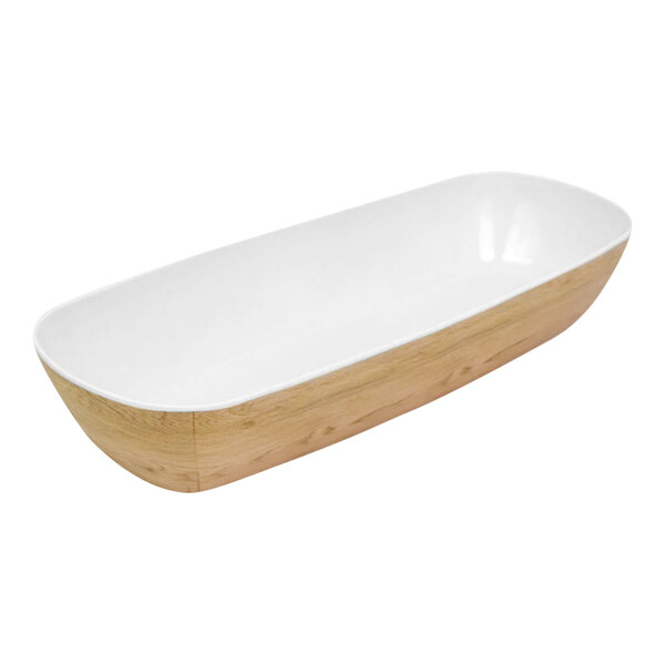 Dalebrook Tura from Global Tableware Collective 2/4 Size Wood Melamine Crock
