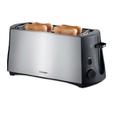 Cloer 3719 Toaster 4 Scheibe(n) 1380 W Schwarz, Edelstahl