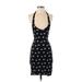 Hollister Casual Dress - Sheath Halter Sleeveless: Black Dresses - New - Women's Size 2X-Small