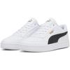 Sneaker PUMA "CAVEN 2.0", Gr. 43, schwarz-weiß (puma weiß, puma schwarz, gold), unifarben, sportlich, Schuhe