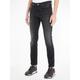 5-Pocket-Jeans TOMMY JEANS "SCANTON SLIM" Gr. 36, Länge 34, schwarz (denim black) Herren Jeans 5-Pocket-Jeans