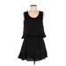 Jack by BB Dakota Casual Dress - DropWaist: Black Solid Dresses - Women's Size Medium