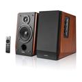 Edifier R1700BTs Powered Bluetooth Bookshelf w/Sub Out Speakers Brown Medium 4004971