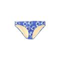 J.Crew Swimsuit Bottoms: Blue Floral Swimwear - Women's Size X-Large