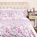 Winston Porter Callicoon Cotton Duvet Cover Set w/ Pillow Shams Vintage Bedding Bohemian Wildflower Cotton Sateen in White | Twin/Twin XL | Wayfair