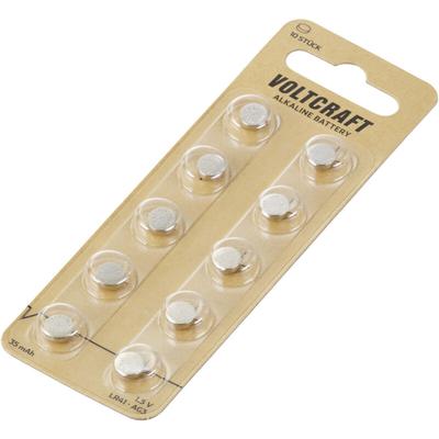 Voltcraft - Knopfzelle lr 41 10 St. 35 mAh Alkali-Mangan AG3 Image