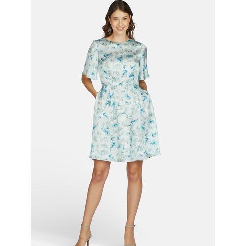 Kleo Satinkleid Satinkleid Damen aqua, 40