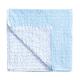 Block Print Leaves Blue Reversible Caspari Kantha Fabric Cotton Table Cloth 180 x 180 cm