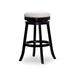 30" Bar Stool, Espresso Finish, Fabric Seat