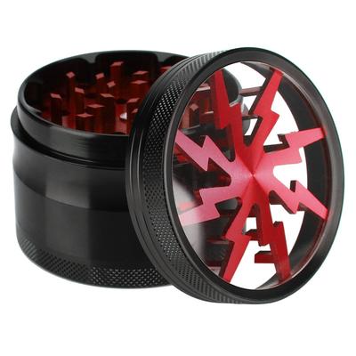 Large Herb Grinder "Bolt" Design, 4pc Set