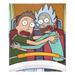 ENT 236 Rick & Morty, Hold On Silk Touch Throw Blanket